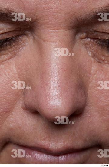 Face Mouth Nose Skin Woman Chubby Wrinkles Studio photo references