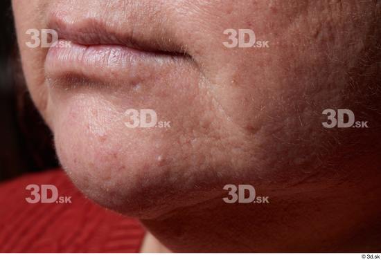 Face Mouth Cheek Skin Woman Chubby Wrinkles Studio photo references