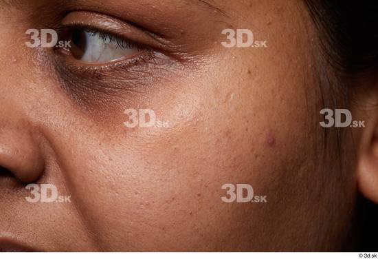 Eye Face Cheek Skin Woman Chubby Wrinkles Studio photo references