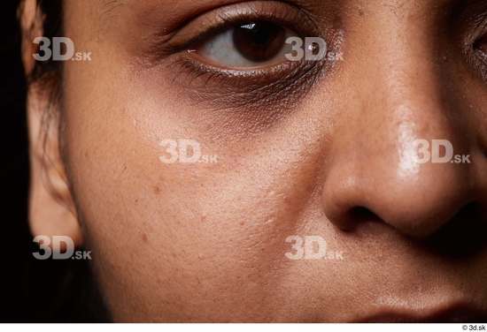 Eye Face Nose Cheek Skin Woman Chubby Wrinkles Studio photo references