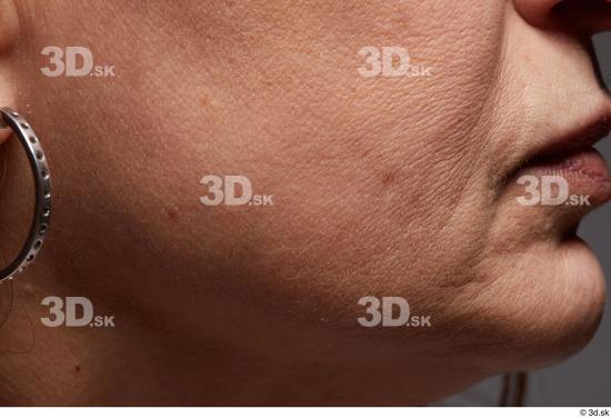 Face Mouth Cheek Skin Woman Slim Wrinkles Studio photo references