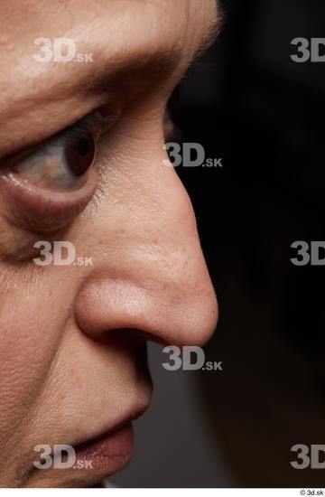 Eye Face Mouth Nose Skin Woman Slim Wrinkles Studio photo references