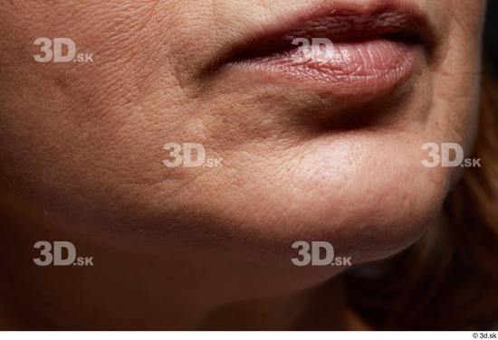 Face Mouth Skin Woman Slim Wrinkles Studio photo references