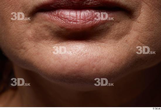 Face Mouth Skin Woman Slim Wrinkles Studio photo references