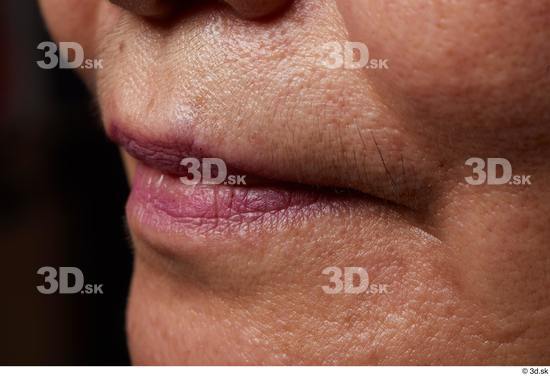 Face Mouth Cheek Skin Woman Asian Chubby Wrinkles Studio photo references