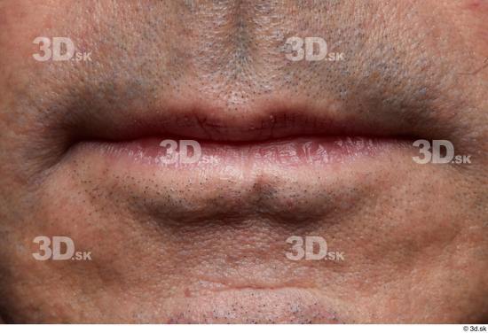 Face Mouth Skin Man Slim Wrinkles Studio photo references