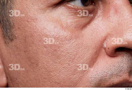 Face Nose Cheek Skin Man Slim Wrinkles Studio photo references