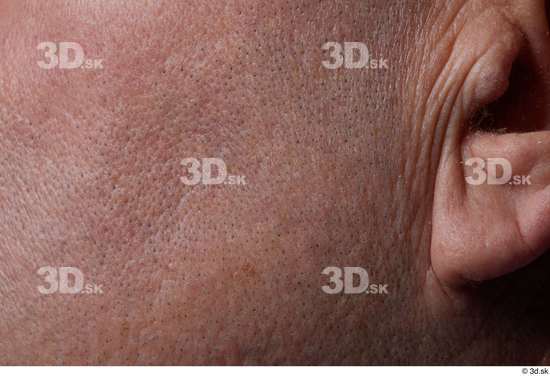 Face Cheek Ear Skin Man Chubby Wrinkles Studio photo references