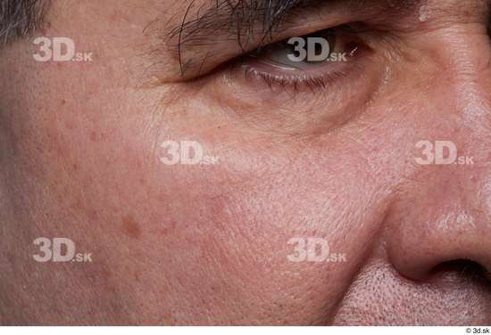 Eye Face Nose Cheek Skin Man Chubby Wrinkles Studio photo references