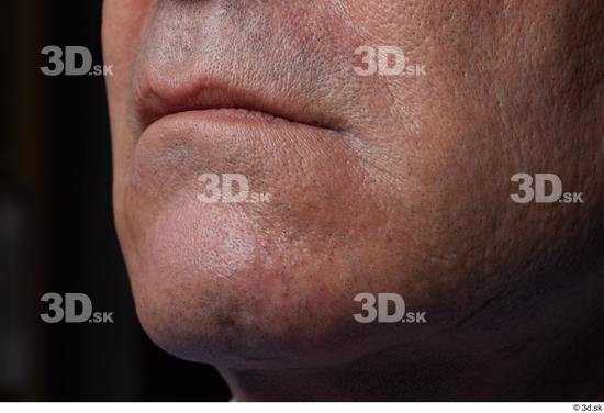 Face Mouth Cheek Skin Man Chubby Wrinkles Studio photo references