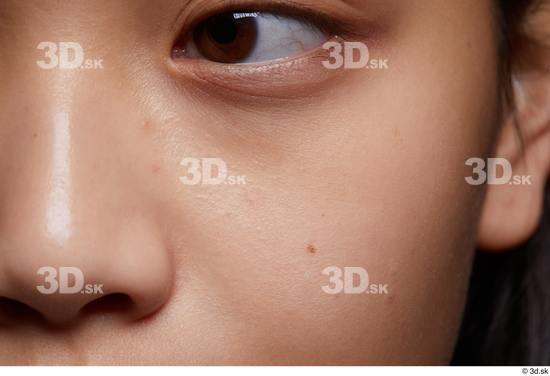 Eye Face Nose Cheek Ear Skin Woman Asian Slim Studio photo references