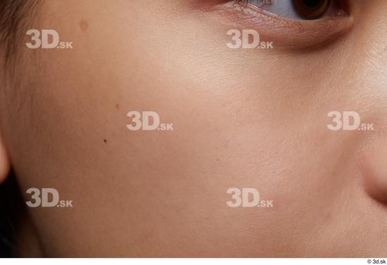 Face Cheek Skin Woman Asian Slim Studio photo references