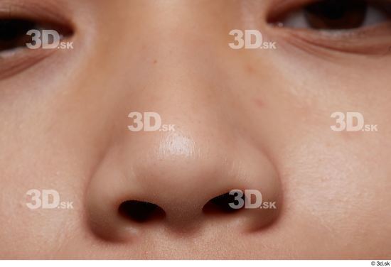 Face Nose Cheek Skin Woman Asian Slim Studio photo references