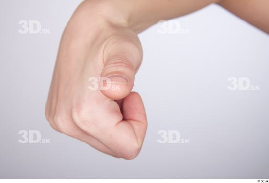 Woman White Slim Female Studio Poses