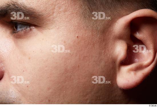 Face Cheek Ear Skin Man Slim Studio photo references