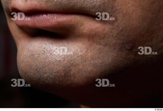 Face Mouth Skin Man Slim Studio photo references