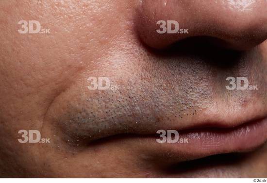 Face Mouth Cheek Skin Man Slim Wrinkles Studio photo references