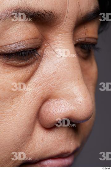 Eye Mouth Nose Cheek Skin Woman Slim Studio photo references