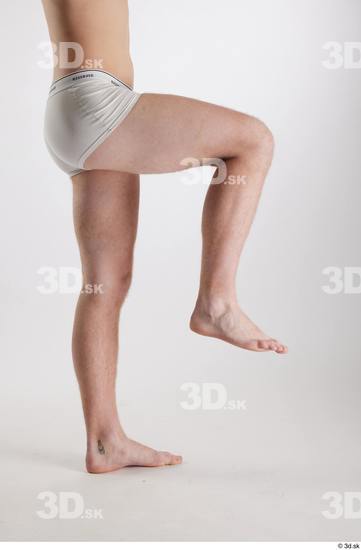 Man White Slim Male Studio Poses