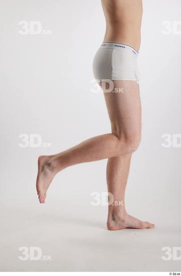 Man White Slim Male Studio Poses