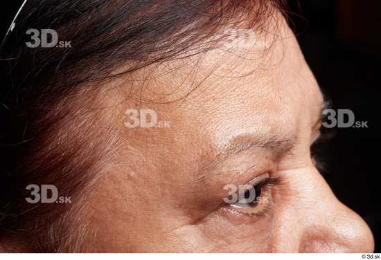 Eye Face Hair Skin Woman Chubby Wrinkles Studio photo references