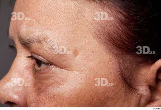 Eye Face Cheek Ear Hair Skin Woman Chubby Wrinkles Studio photo references