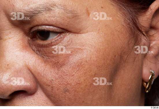 Eye Face Nose Cheek Ear Skin Woman Chubby Wrinkles Studio photo references