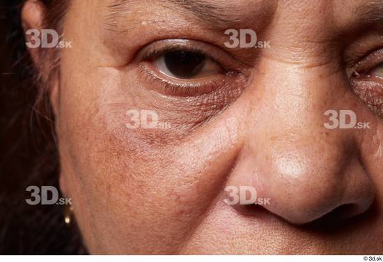 Eye Face Nose Cheek Skin Woman Chubby Wrinkles Studio photo references