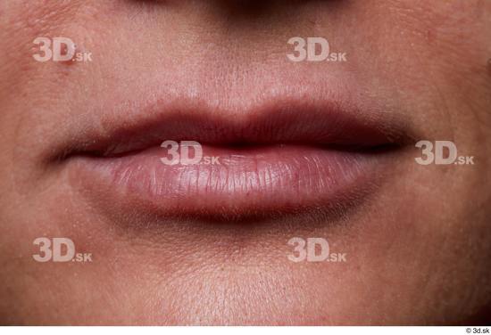 Mouth Skin Woman Birthmarks Slim Wrinkles Studio photo references