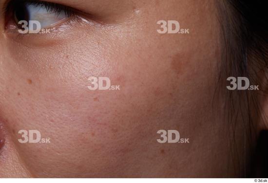 Eye Face Cheek Skin Woman Asian Slim Studio photo references