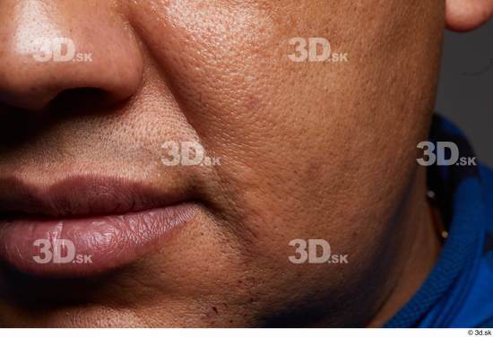 Face Mouth Nose Cheek Skin Man Chubby Wrinkles Studio photo references