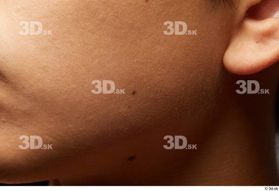 Face Cheek Ear Skin Man Slim Studio photo references