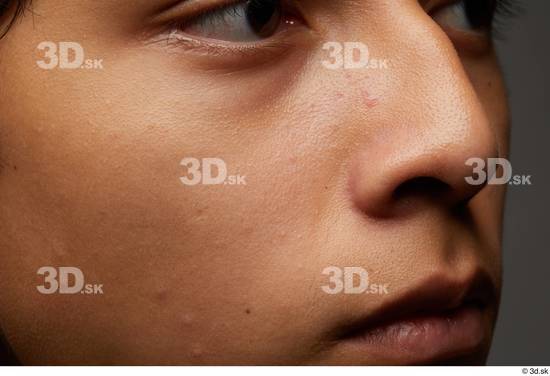 Eye Face Mouth Nose Cheek Skin Man Slim Studio photo references