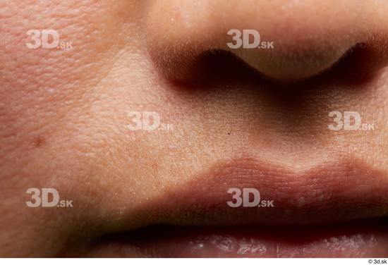 Face Mouth Nose Cheek Skin Woman Slim Studio photo references