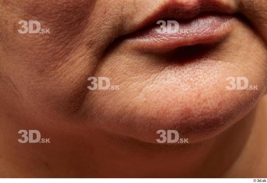 Face Mouth Cheek Skin Woman Asian Overweight Wrinkles Studio photo references