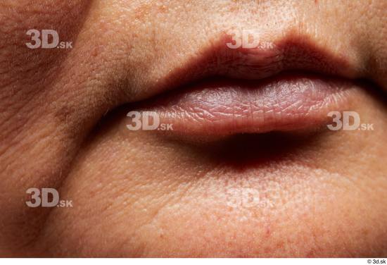 Face Mouth Skin Woman Asian Overweight Wrinkles Studio photo references