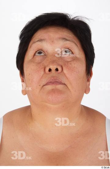 Head Hair Woman Asian Overweight Street photo references