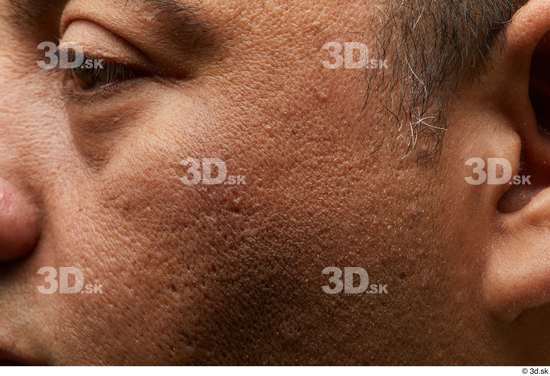 Face Cheek Hair Skin Man Chubby Wrinkles Studio photo references