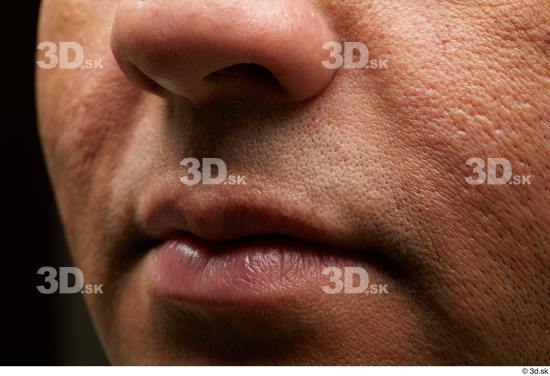 Face Mouth Nose Cheek Skin Man Chubby Wrinkles Studio photo references