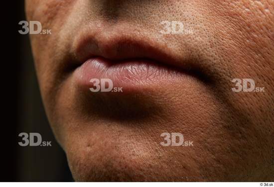 Face Mouth Skin Man Chubby Wrinkles Studio photo references