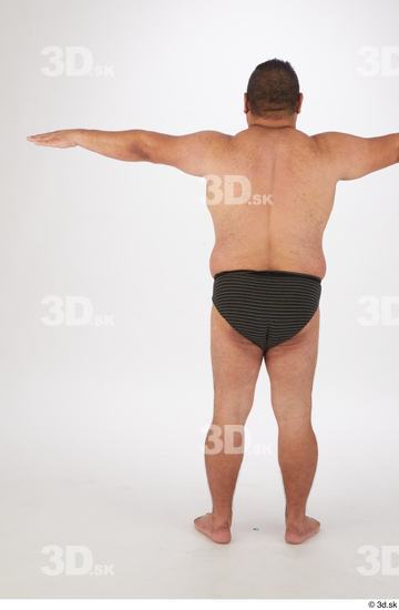 Whole Body Man T poses Chubby Street photo references