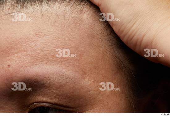 Face Nose Skin Woman Asian Chubby Wrinkles Studio photo references