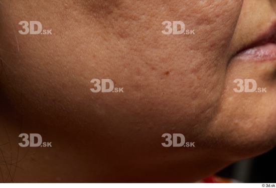 Face Cheek Skin Woman Asian Chubby Studio photo references