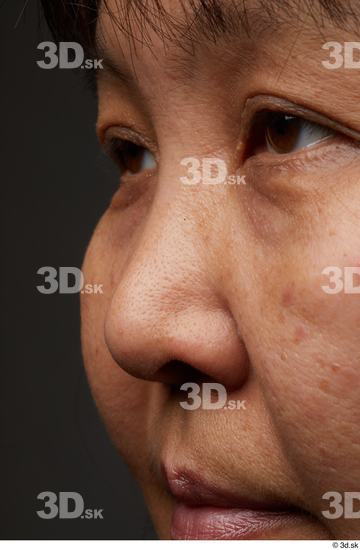 Face Nose Skin Woman Asian Chubby Studio photo references