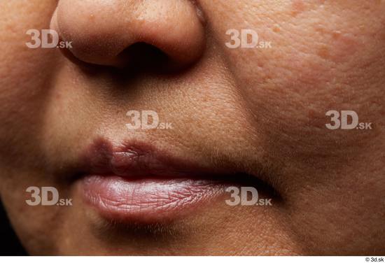 Face Mouth Nose Cheek Skin Woman Asian Chubby Studio photo references