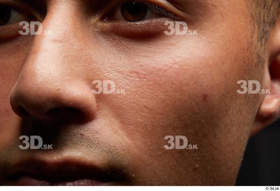 Eye Face Mouth Nose Skin Man White Slim Studio photo references