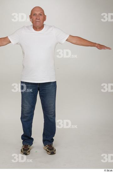 Whole Body Man T poses Casual Slim Street photo references