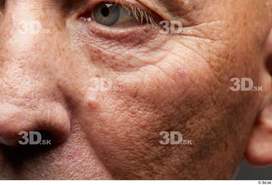 Eye Face Cheek Skin Man Slim Wrinkles Studio photo references