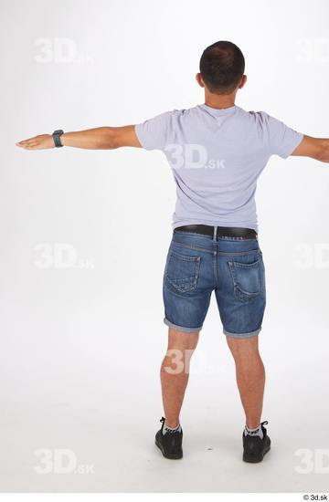 Whole Body Man T poses Casual Slim Street photo references