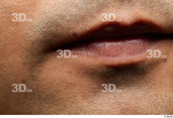 Face Mouth Skin Man Slim Studio photo references